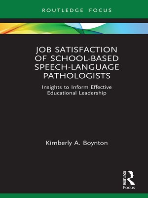 cover image of Job Satisfaction of School-Based Speech-Language Pathologists